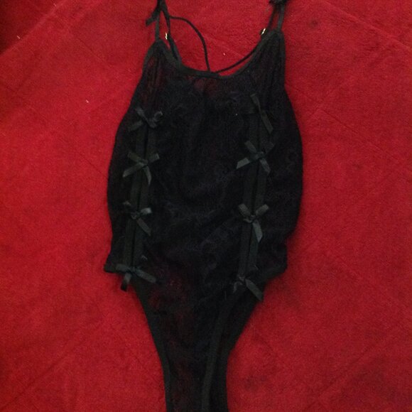 10 - Piece Lot of Black Sexy Lingerie Small to Medium - Picture 7 of 12